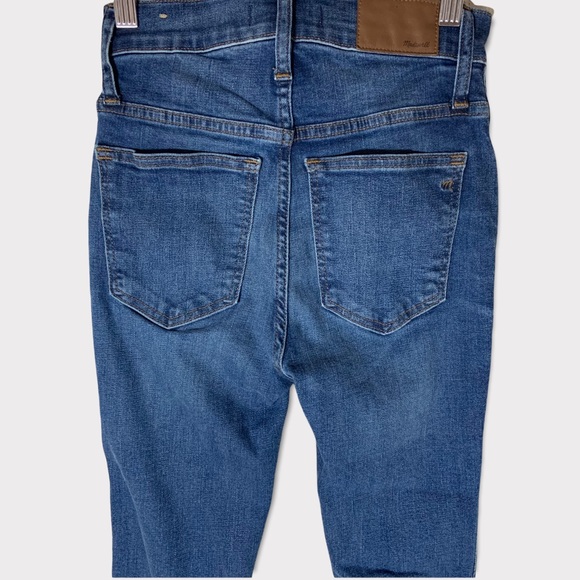 Madewell 10" High Rise Skinny Jeans Medium Brockton Wash 24 00 - Picture 5 of 11